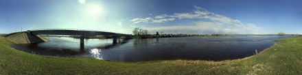 Паводок на реке Тара в Кыштовке 2016. Фотография.