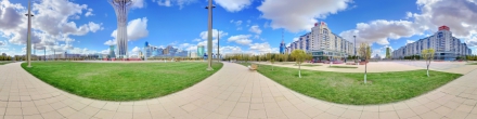Центральный район Астаны - Байтерек. Астана. Фотография.