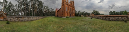 Нястанішкі. Касцёл Найсвяцейшай Панны Марыі (1905—11 гг.).. Фотография.