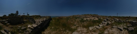 Раскопки древнего поселения. Черноморское. Фотография.