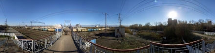 Переход к зданию вокзала Пермь 2. Фотография.