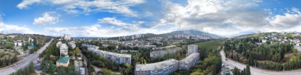Парк при памятнике «Танк». Фотография.