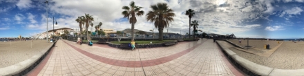 Пляж в Las Americas. Плайя-де-ла-Америкас. Фотография.