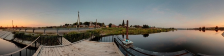 Плотина в Аверинском. Фотография.