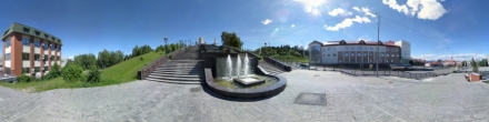 Лестница. Ханты-Мансийск. Фотография.