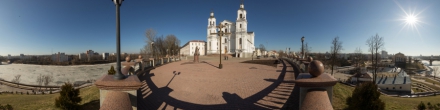 Смотровая площадка у Успенского собора. Витебск. Фотография.