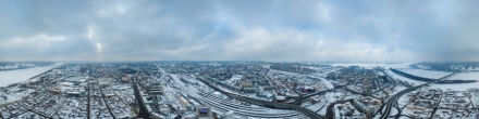 над пл. Революции. Нижний Новгород. Фотография.