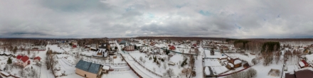 Перекресток в деревне. Новые Ключищи. Фотография.