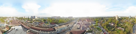 Сходня с воздуха. Химки. Фотография.