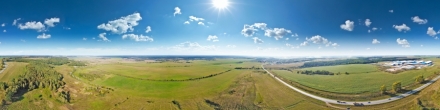 Долина реки Жиздра (100 метров). Фотография.