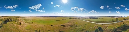 Долина реки Жиздра (50 метров). Фотография.
