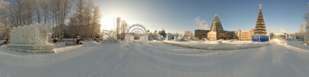 Ледяной городок 2018-19. Ханты-Мансийск. Фотография.
