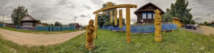100 самых интересных достопримечательностей Удмуртии: Центр удмуртской культуры. д.Карамас-Пельга. Фотография.