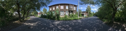 Деревянный дом по Октябрьская ул., 4. Томск. Фотография.