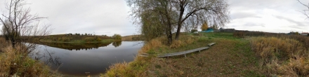 Берег Оми. Сыропятское. Фотография.