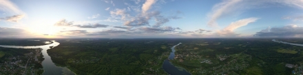 Белый городок. Фотография.