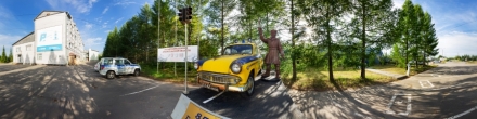 **** 2025-08-04 (2) Памятник «85 лет ГАИ-ГИБДД». Архангельск, Карпогорская улица, 10. Архангельск. Фотография.