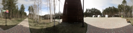 Лесопарк в Нягани. Башня. Нягань. Фотография.