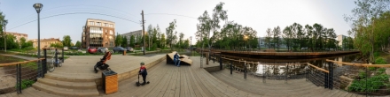 *** 2025-06-05 р. Соломбалка, Набережная, Катер СОЛОМБАЛЕЦ, Соломбала, Никольский проспект.. Архангельск. Фотография.