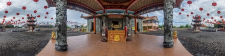 Храмовый комплекс Vihara Satya Dharma. Denpasar. Фотография.