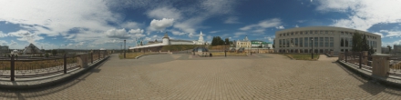 Улица Баумана (у Кремля). Фотография.