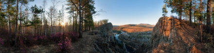 Майская прогулка по скалам р.Ульдурга_5. Фотография.