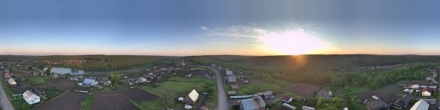 Аэрофотосъемка 360 д.Камышная Кемеровская область . Фотография.