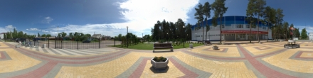 Панорама г. Павловск ФОК "Горняк". Фотография.