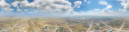 Новоселенгинск с высоты 250 метров. Фотография.