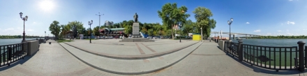 Памятник Максиму Горькому. Фотография.