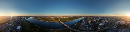 Молитовский мост. ЖК &quot;Аквамарин&quot;. Нижний Новгород. Фотография.
