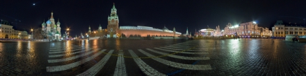 Огни Москвы (Красная Площадь). Фотография.