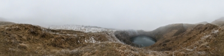 Озеро Шанхоре (Шадхурей) среднее. Туманный день. (527). Фотография.