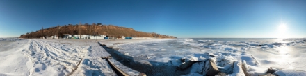Центральный пляж (07 декабря). Таганрог. Фотография.