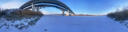 Мост (М4) через р. Северский Донец. Фотография.