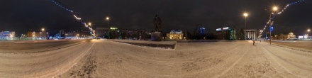 Площадь Ленина. Новосибирск. Фотография.