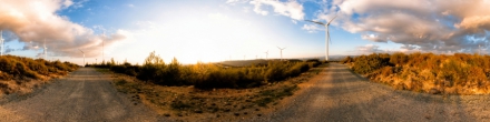 Ветряной парк Орейтес. Фотография.