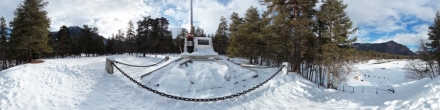Мемориал защитникам перевалов Кавказа. Фотография.