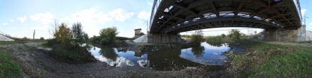 ЖД мост через реку Мокрый Чалтырь. Мокрый Чалтырь. Фотография.
