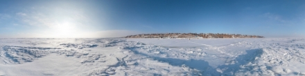 Замершее море. Таганрог. Фотография.