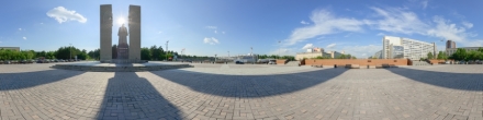 Памятник Курчатову. Фотография.