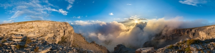 Закат на плато Кинжал. Плато Кинжал. Фотография.