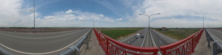 Трасса Таганрог-Ростов (мост на Недвиговку). Недвиговка. Фотография.