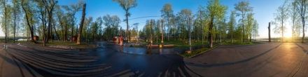 Кировский парк(главный вход). Фотография.