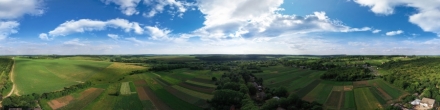 Панорама з повітря. с. Криків. Фотография.