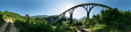 Мост Джурджевича (679). Каньон реки Тара. Фотография.