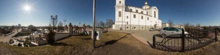 Смотровая площадка у храма. Витебск. Фотография.