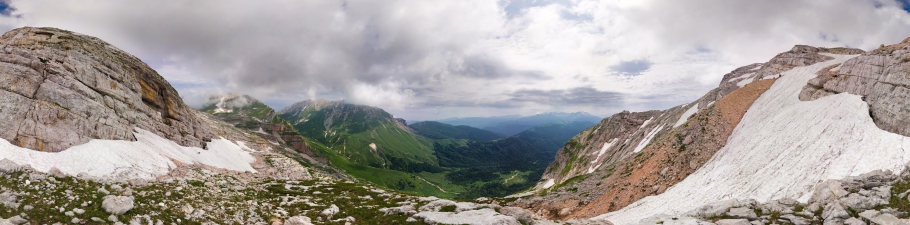 Гора Фишт панорама