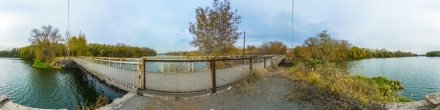 Заячий Остров, мост со стороны ул. Российской. Фотография.