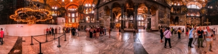 Софийский собор изнутри. Стамбул. Фотография.